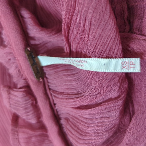 Free People Sequin Dream Cuff Blouse XS - Picture 16 of 16